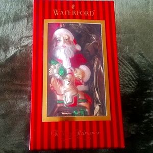 Waterford heirloom Santa ornament